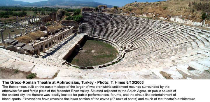 Greco-Roman Theatre at Aphrodisias, Turkey
