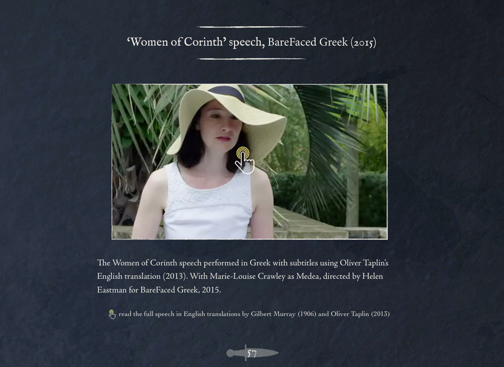video: Women of Corinth's speech